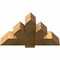 Ekena Millwork Redmond Rough Sawn Timber Gable Bracket, Western Red Cedar, 36"W x 21"H x 6"D x 6"F, 14/12 Pitch GBW036X21X0606RED00RWR - alternate 5